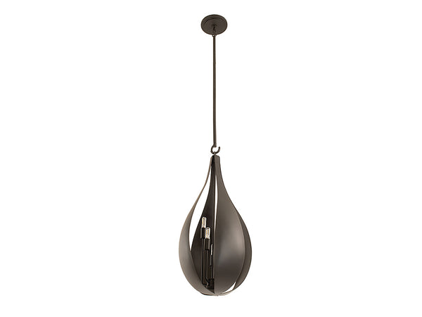 Bali 5-Light Pendant in Black Cashmere